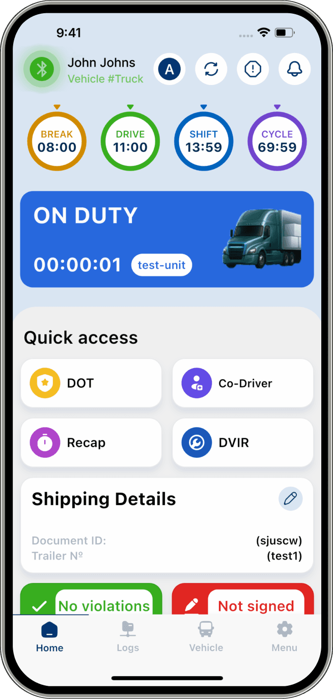 Easy ELD Mobile App